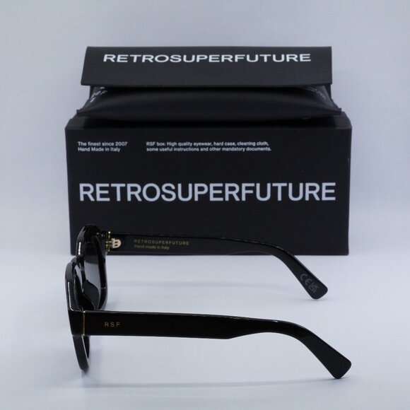Final Price! RetroSuperFuture SALUTO BLACK 9FP Sunglasses - Picture 9 of 11